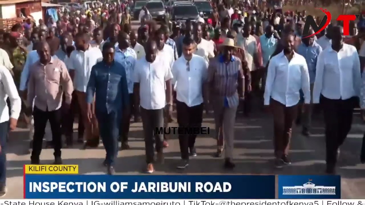 PRESIDENT WILLIAM RUTO RECEIVES TWO GOATS GIVEN BY KILIFI RESIDENTs