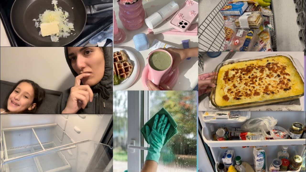 تحضيرات شهر رمضان 🌙 الكريم تنظيف عميق للثلاجة 🧼 وصفة بنينة مع بنت خالتي 💕👌 تمرمدنا الثلج 🥹😭