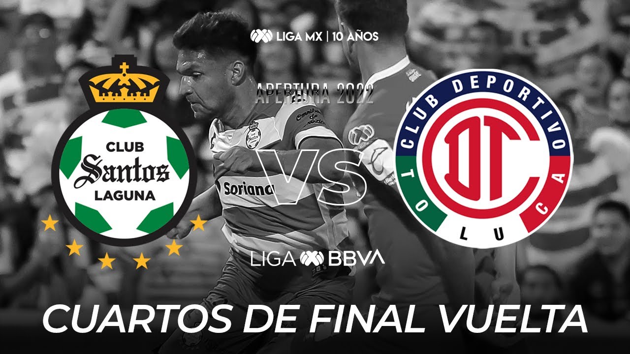 Resumen y Goles | Santos vs Toluca l | Liga BBVA MX | Apertura 2022 - Cuartos de Final Vuelta