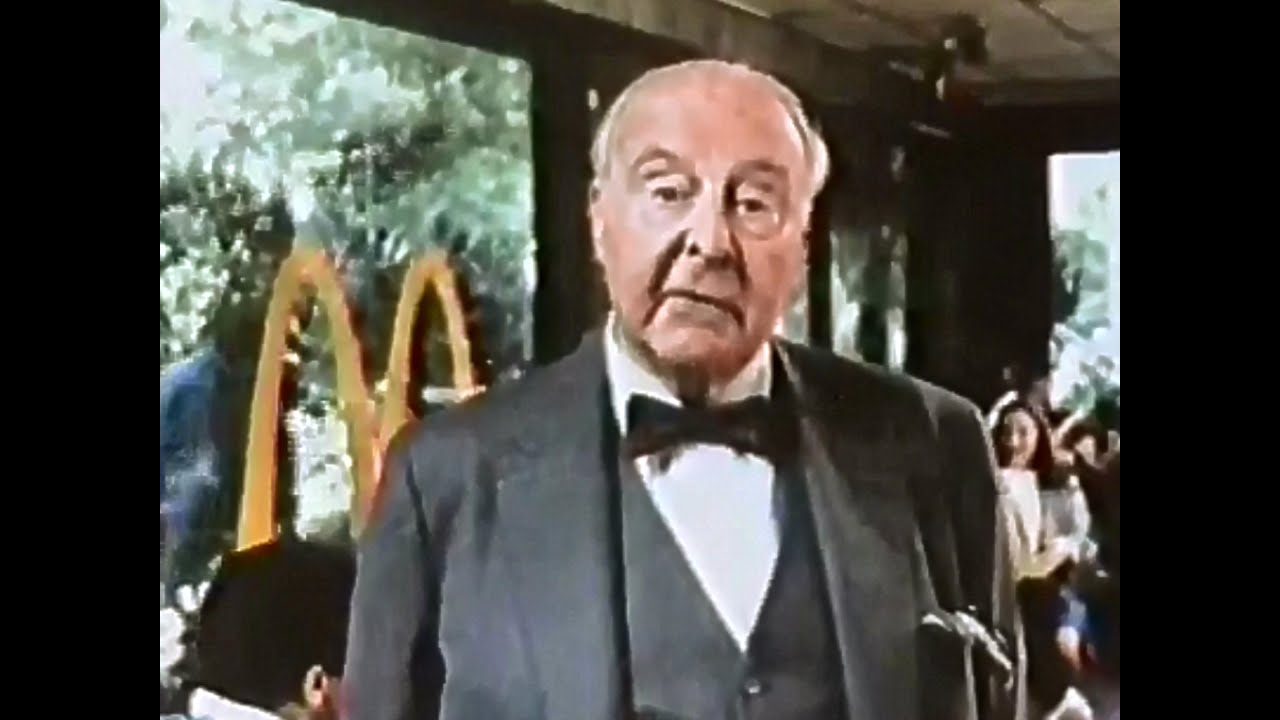 McDonald's Restaurants Featuring Actor John Houseman 1983 TV Commercial HD