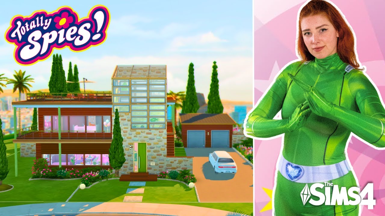 I build the Totally Spies house in The Sims! - Speedbuild with voice-over