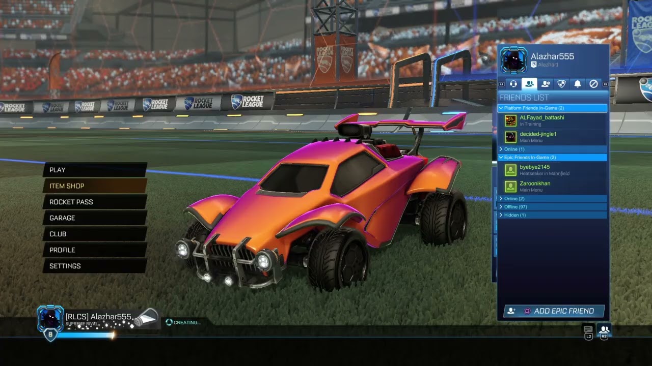 Rocket League® Respect Game 45
