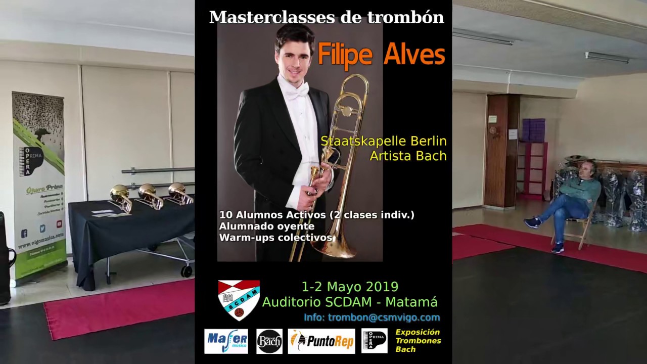 Masterclasses trombone Filipe Alves
