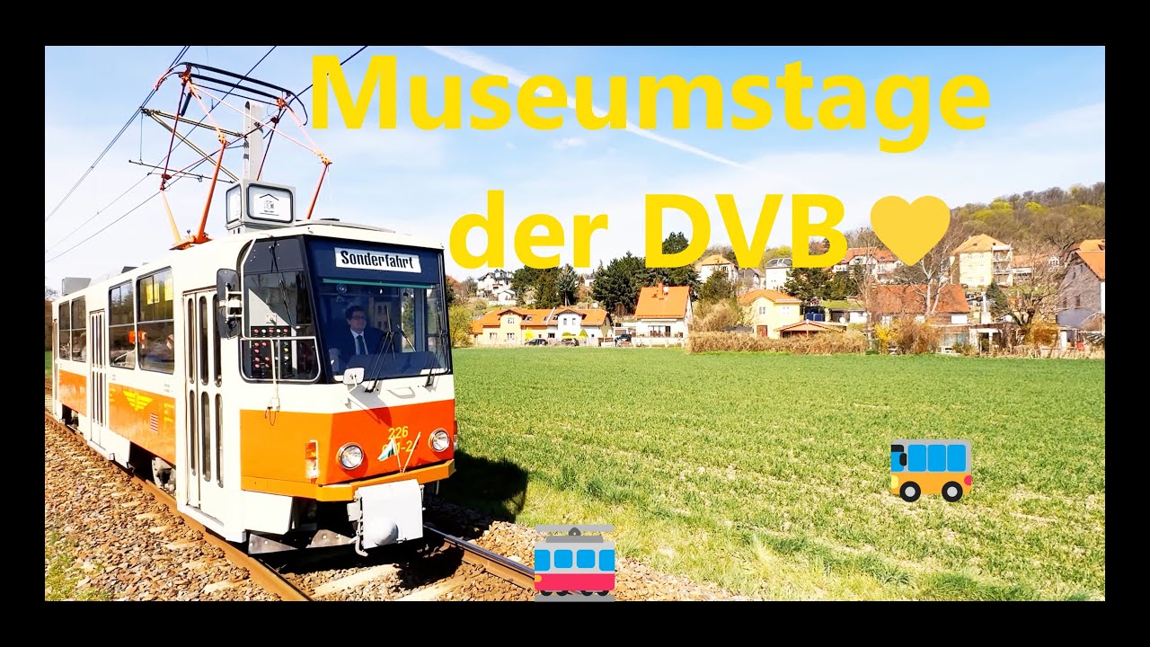 [CINEMATIC] Museumstage der DVB im April 2025 | @der_chris_91 #dvb #tram #trainspotting