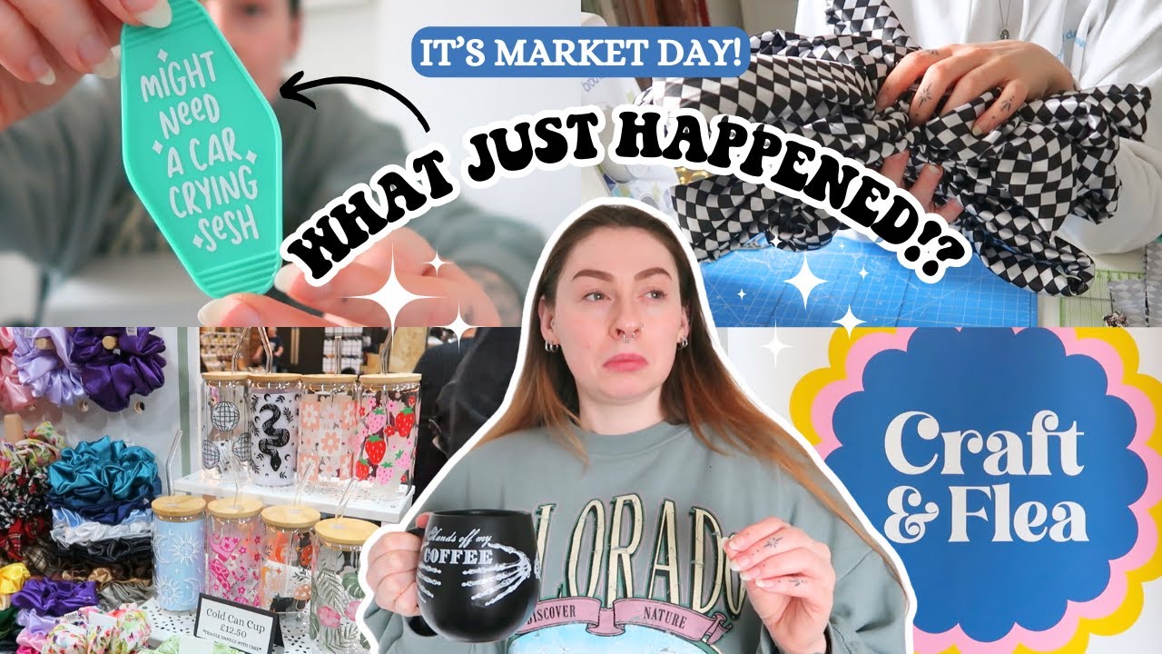 STUDIO VLOG #67 ☆ OUR BEST MARKET EVENT YET! A successful craft fair!? | Fauna Rose ☆