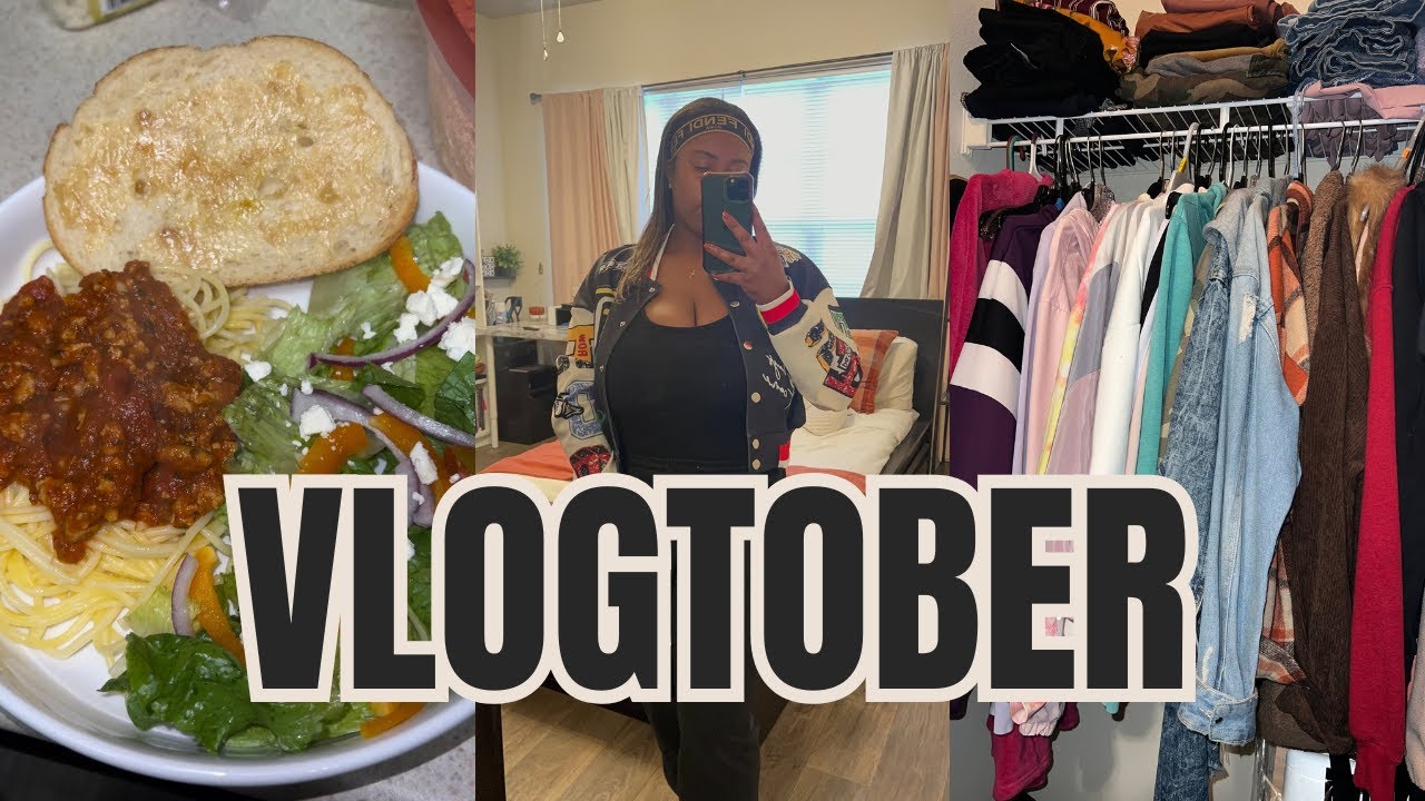 VLOGTOBER 01 | Уютная осенняя уборка спальни + Уютный ужин со спагетти 🍝🍂