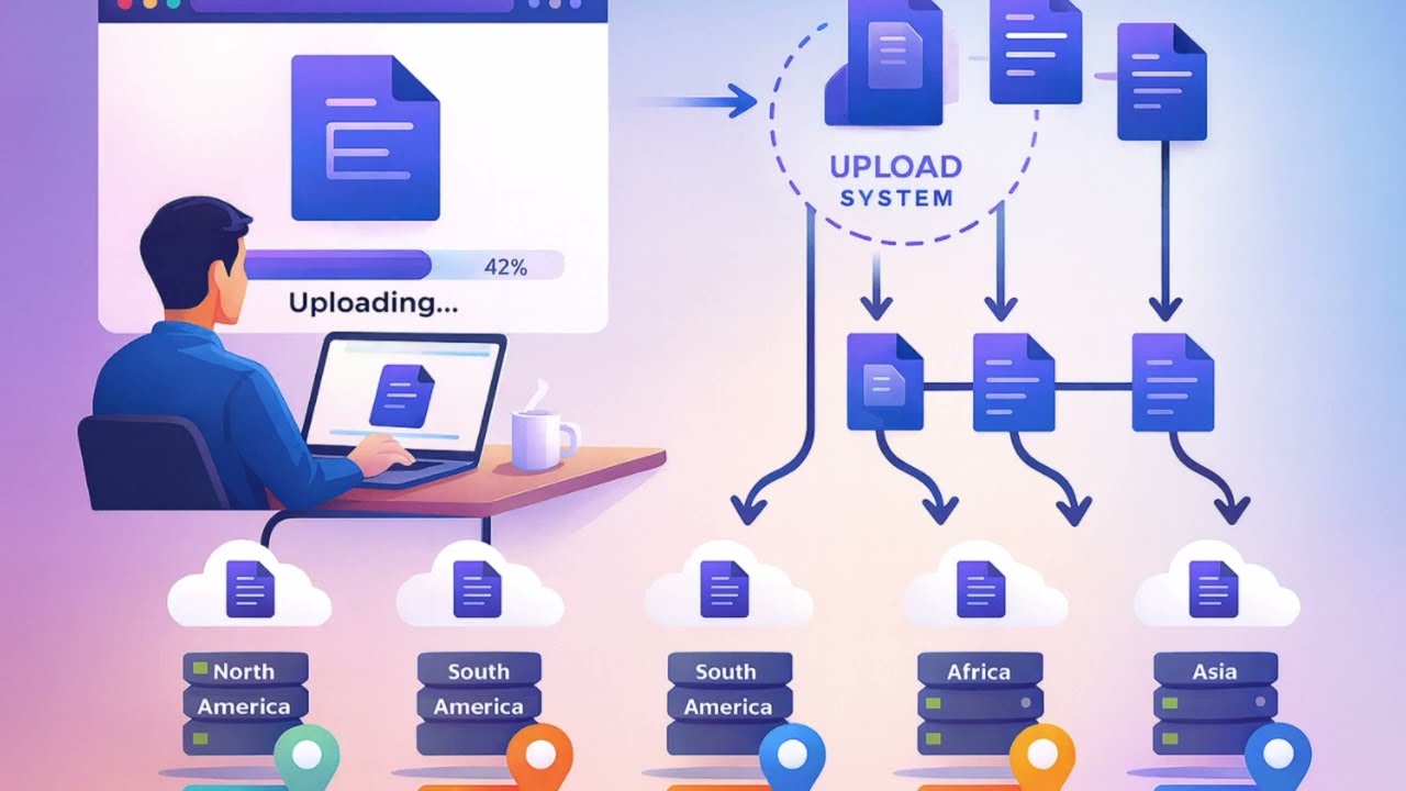 How Netflix & YouTube Handle PB-Scale Video Uploads | Handling 50GB Uploads? Stop Using Post Request
