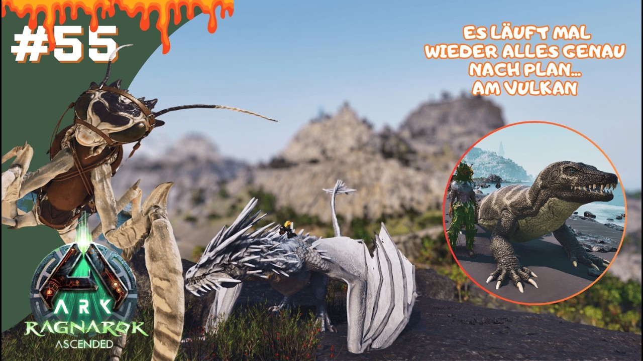Let´s Play: ARK Ragnarok Ascended #55 - Mantis,  Megalania & Boa wider Willen 🐍
