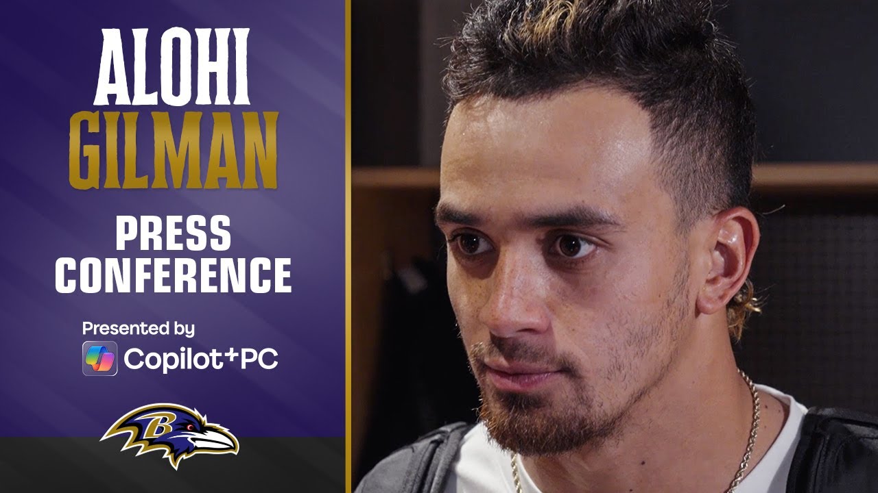 Alohi Gilman: 'We're on a Good Trajectory' | Baltimore Ravens