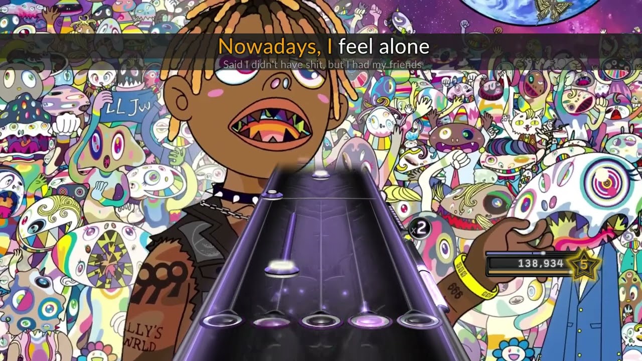 Juice WRLD - Unexplainable (feat. The Kid LAROI) (Clone Hero Chart Preview)