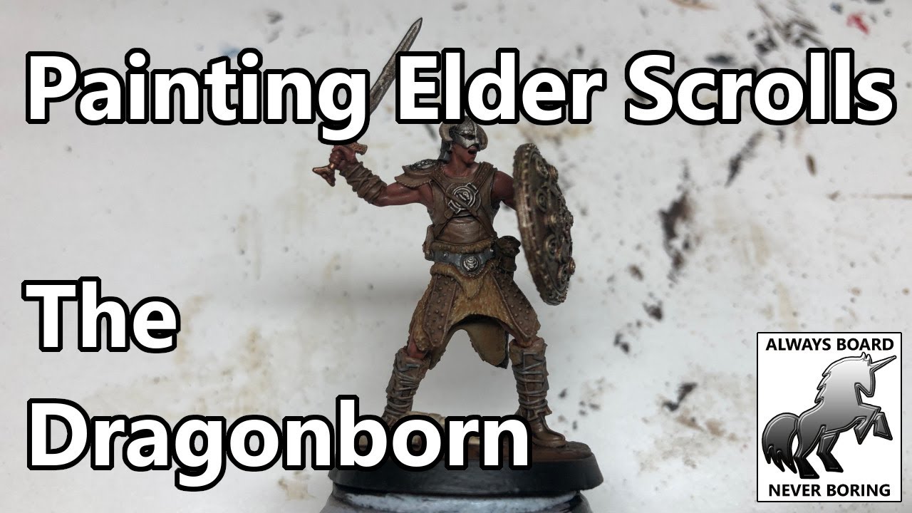 How to Paint a Dragonborn Warrior | Elder Scrolls Call to Arms | Easy Painting Guide