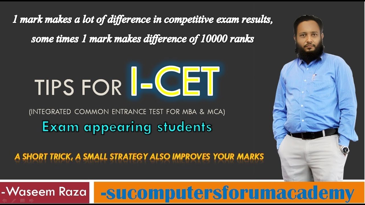 ICET -2020 Important Tricks and Tips | [ICET]