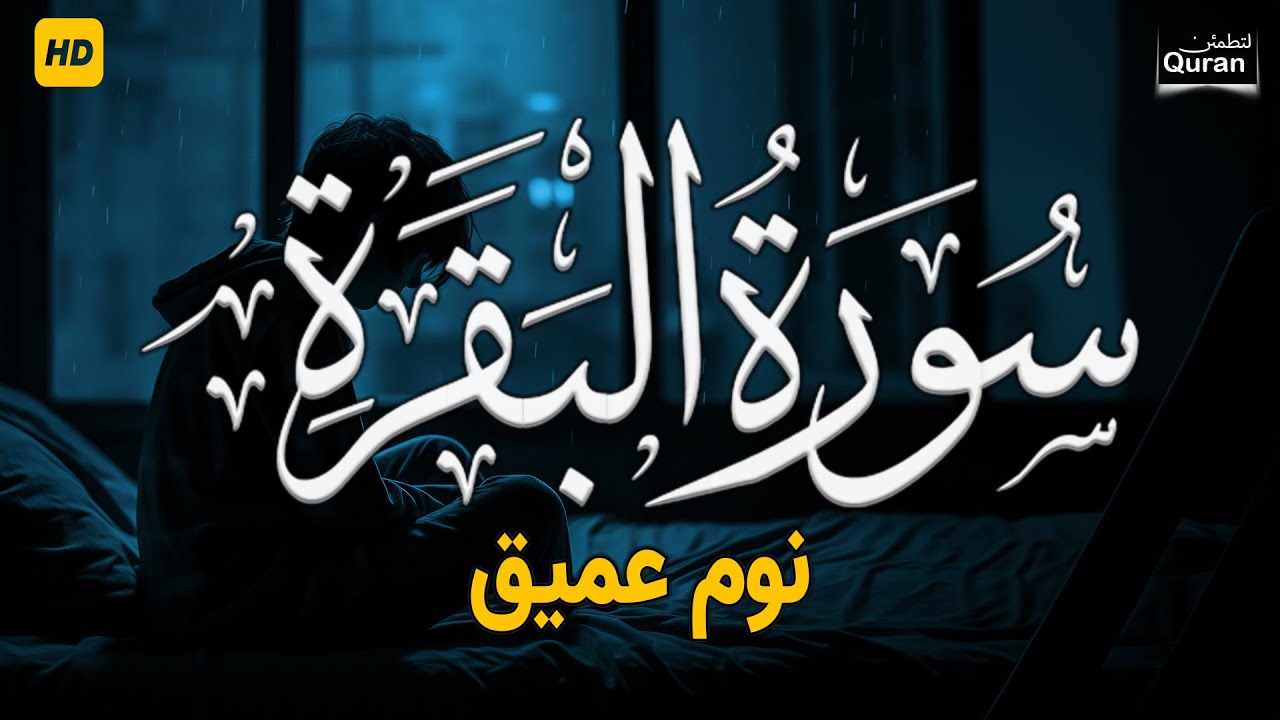 سورة البقرة كاملة تلاوة هادئة للنوم والراحة النفسية 😴بصوت هادئ ومريح جدا جدا 💚💤