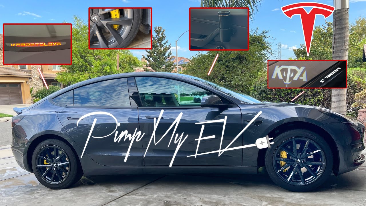 5 min INSTALLS! Tesla Model 3 and Y, YOUR WAY! PimpMyEV