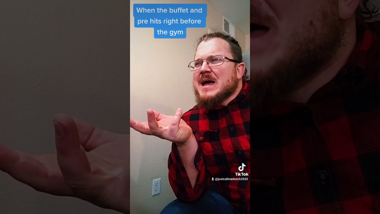 Buffet and Pre workout don't mix well!