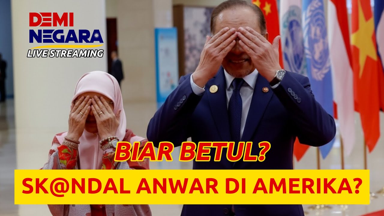 SK@NDAL ANWAR DI AMERIKA? BIAR BETUL?