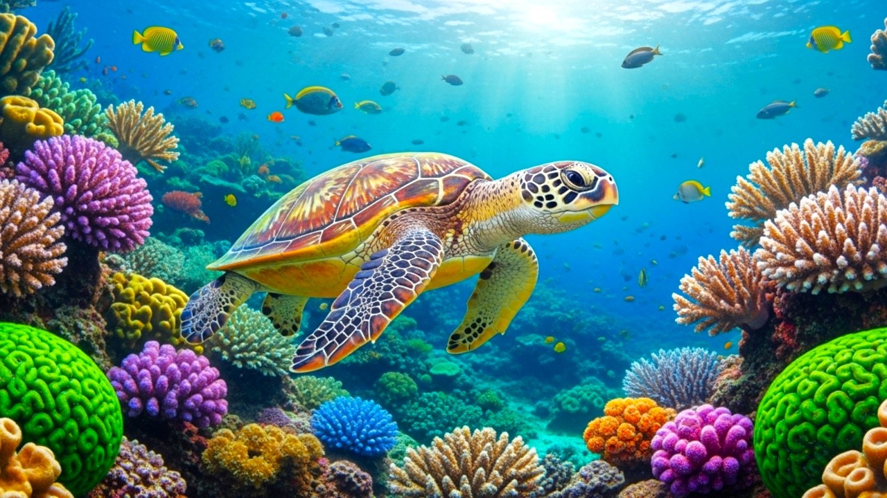 The Best 4K Aquarium - Dive Into The Mesmerizing Underwater Realm, Sea Jellyfish, Coral Reefs