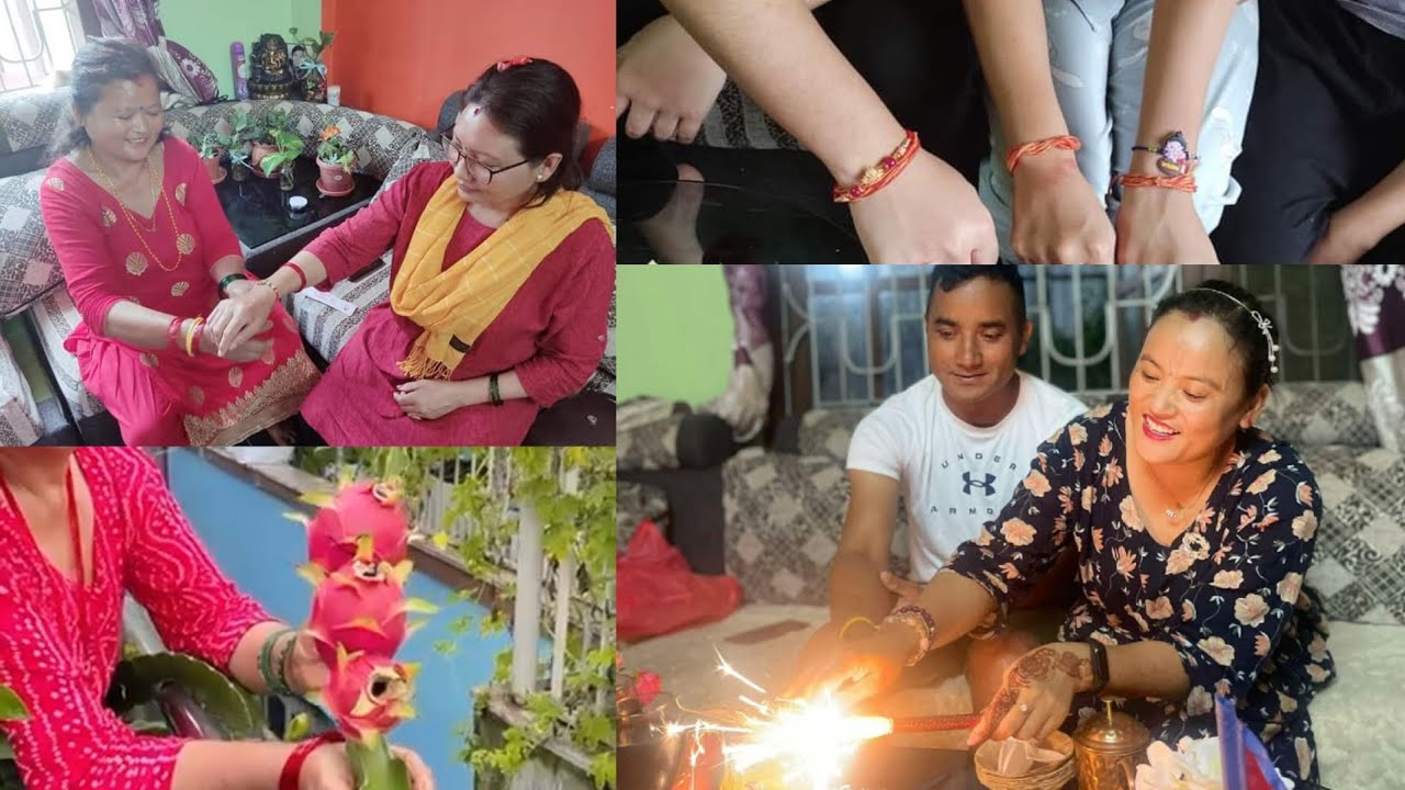 Rakshya Bandhan Special✨️ || Thulo jwaisaab ko birthday manaiyo 🎊🎈|| Dragonfruit gharmai faleko👌
