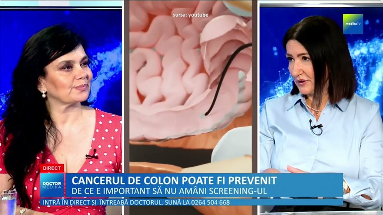 Doctor Medika - 15 iulie.  Dr. Ioana Panazan - Prevenția cancerului de colon și alimentația