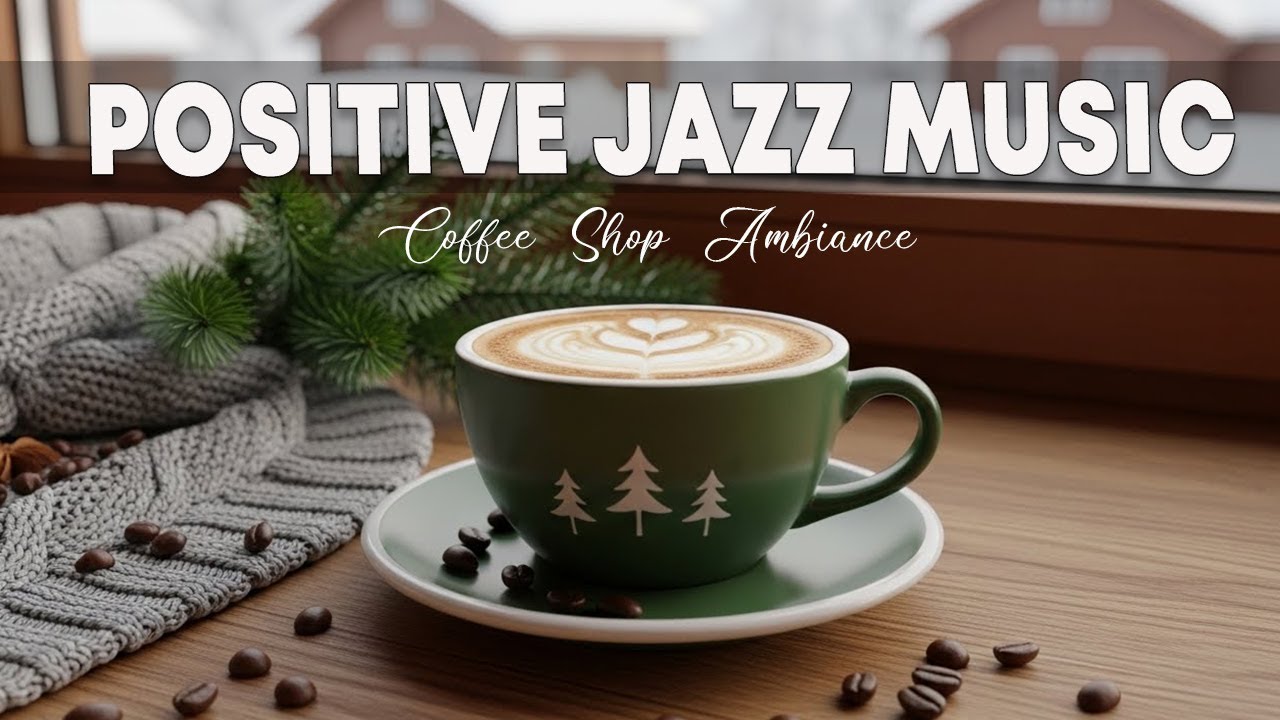 Positive Jazz Music☕ Coffee Shop Ambiance | Cozy Bossa Nova Instrumental for Holiday