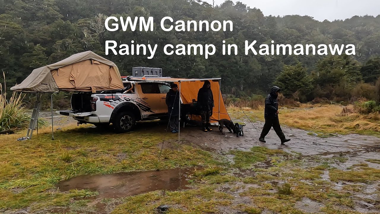 GWM Cannon - Rainy Camp in Kaimanawa