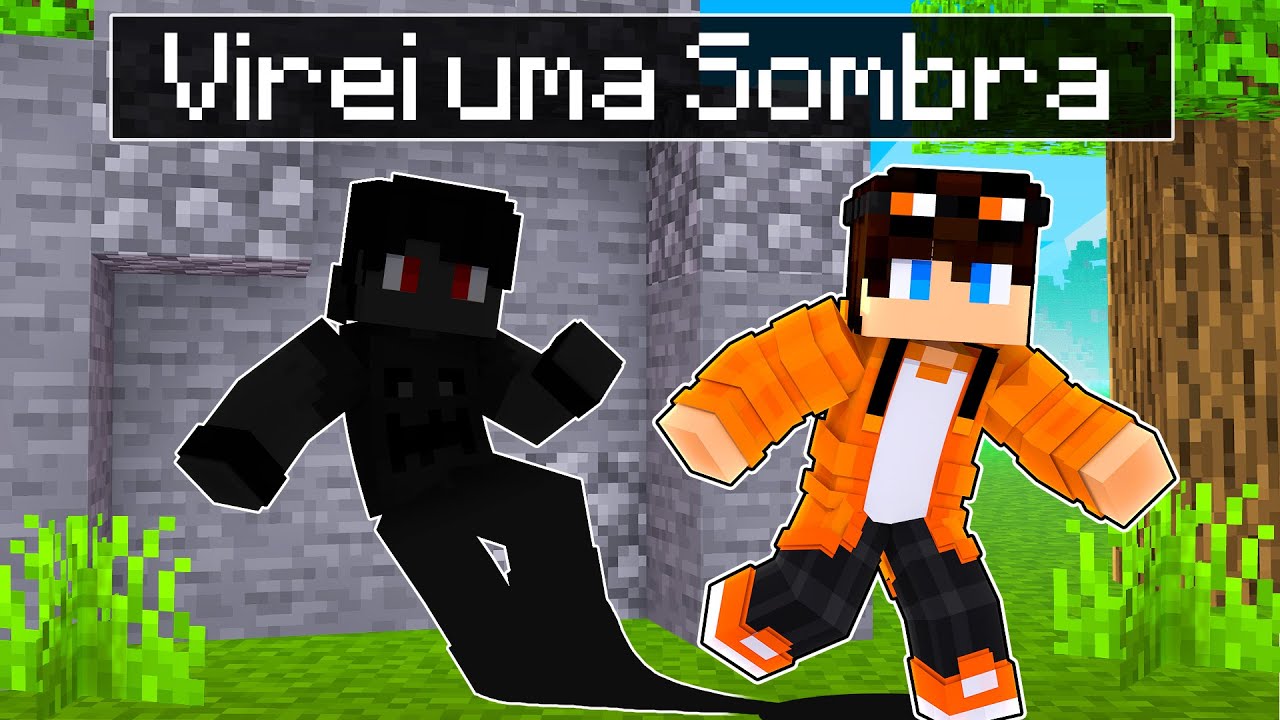 TROLLEI meus AMIGOS sendo a SOMBRA deles no Minecraft