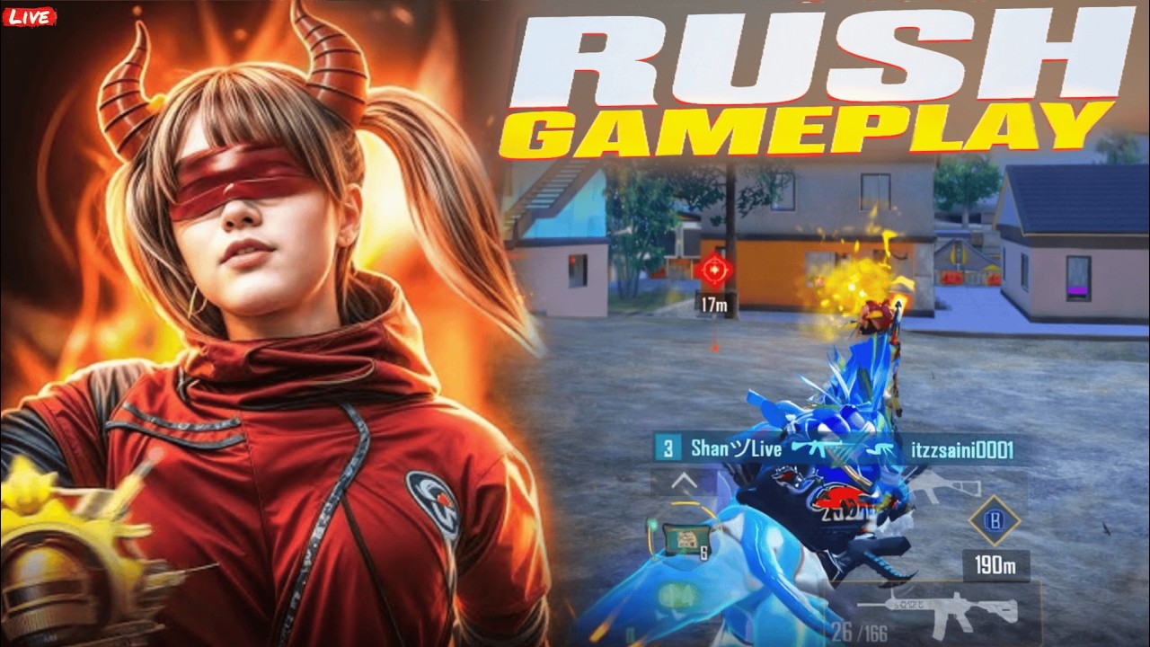 Rush Gameplay 🔴ShanヅLive #pubgmobile #bgmi #gaming #shanlive
