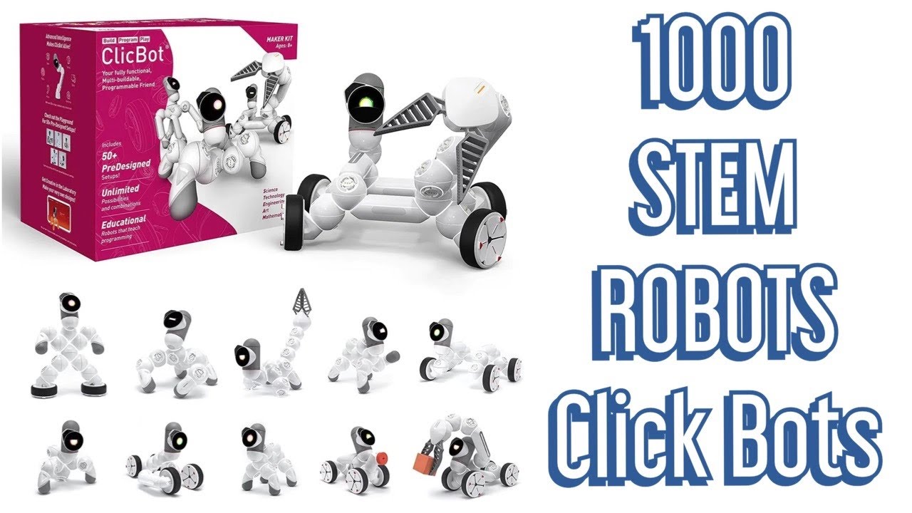 Best STEM Robot - 1000 Robots in One - A Remarkable Educational Robot Kit For Kids and Adults