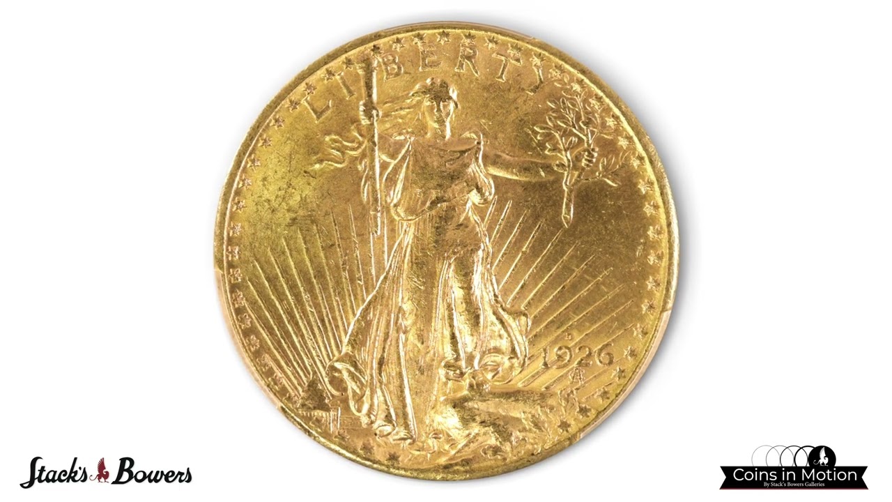 A 1926-D Saint Gaudens Double Eagle Selling as Part of the Fairmont Collection of Gold in 2022