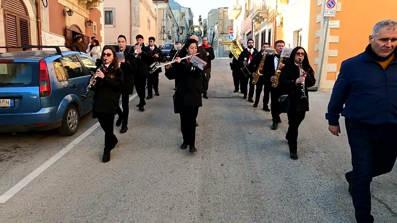 The King,corpo bandistico Vito Cutello a Ferla 16 marzo 2025