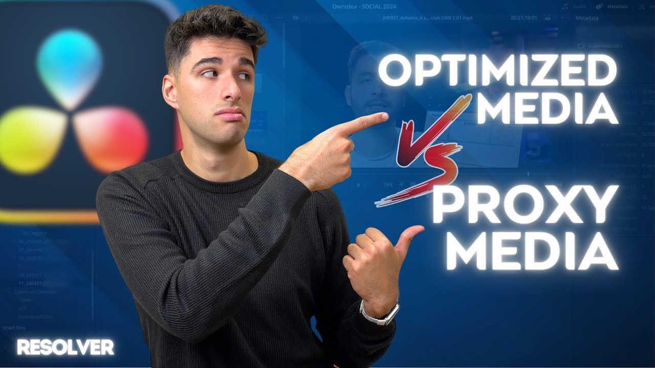 Alleggerire il peso dei file video in fase di montaggio || lez 18 || RESOLVER 🟠 Corso Completo