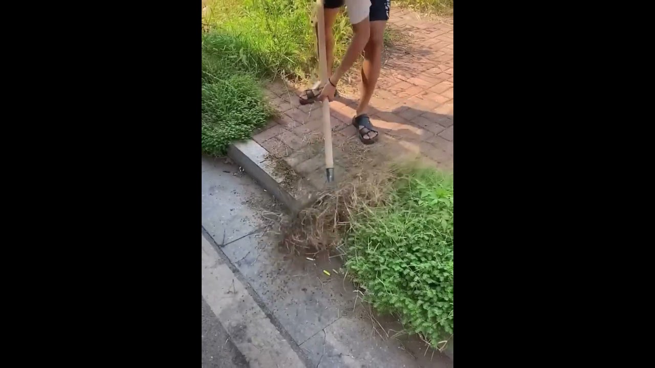 IDEIA GENIAL PARA RASPAR MATO DA CAL&Ccedil;ADA...PISO