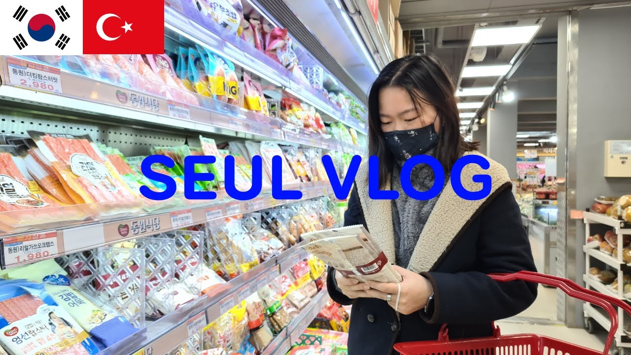 KORE VLOG | birlikte kore evimde yemek yapalım 🤭 kimbap, salata, et ssaem, tofu 😍