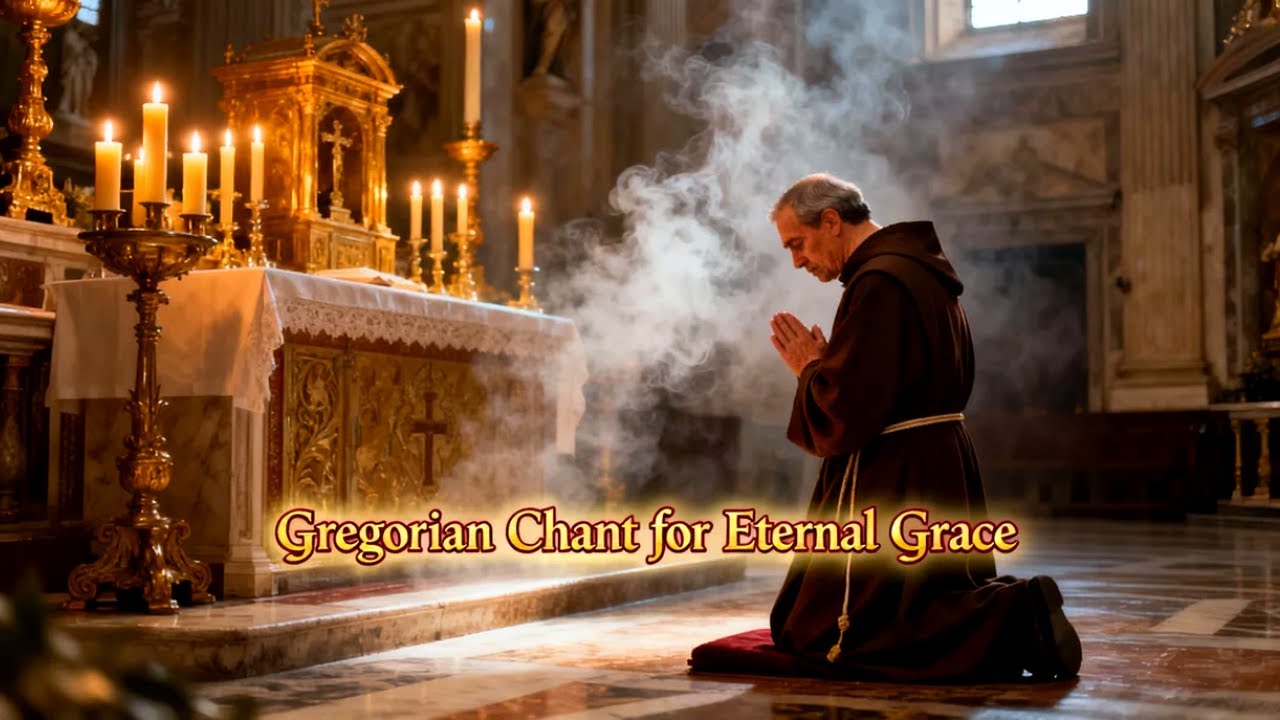 Gregorian Chant for Healing Sleep and Holy Calm | Benedictine Ambience and Sacred Reflection