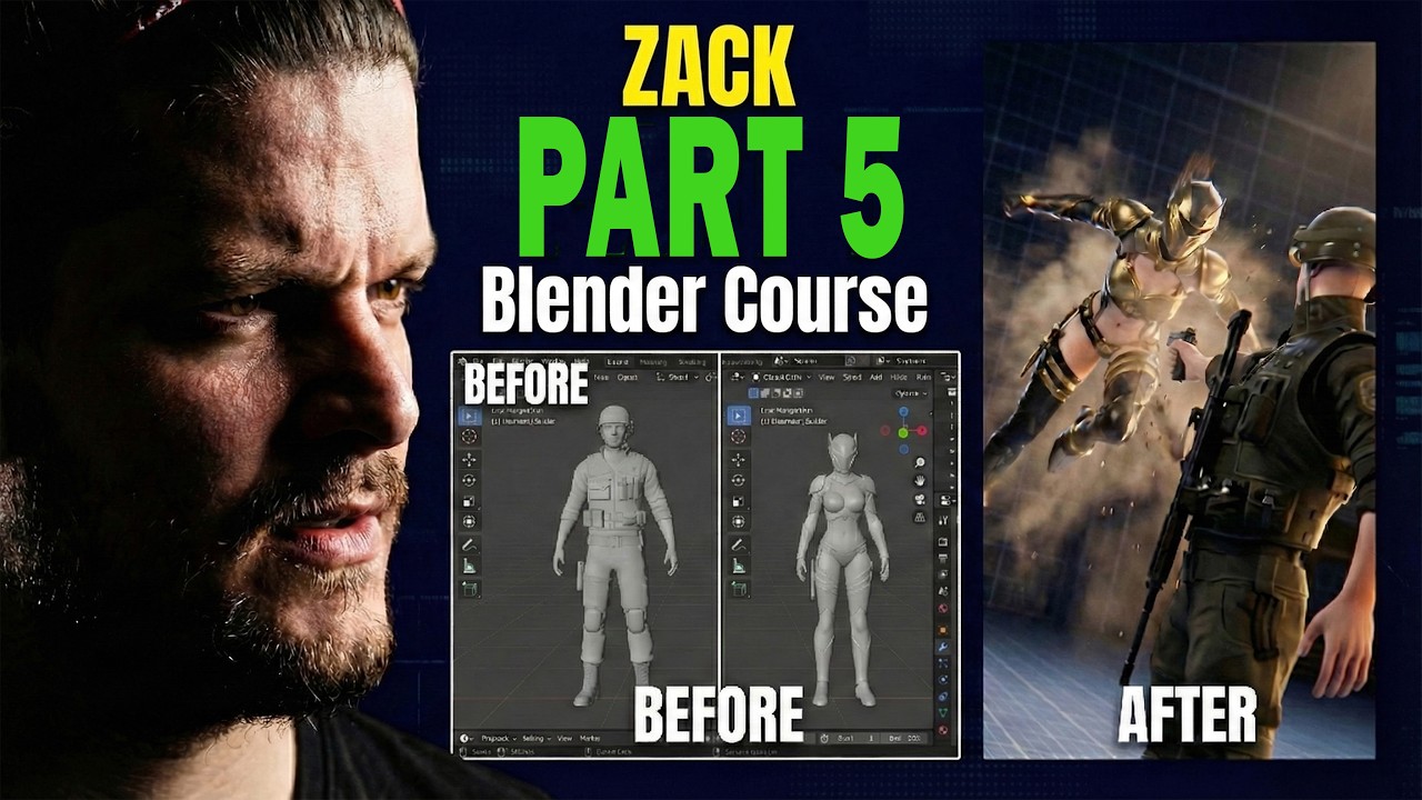 Recreate Epic Battle Animation in Blender || 1 Soldier vs 25 Knights || Part 05