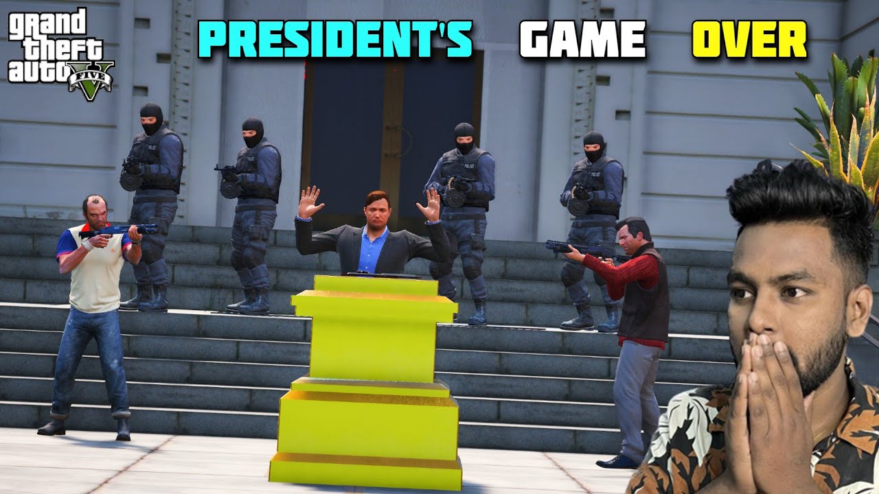 GTA 5 : FINALLY MICHAEL EXPOSED PRESIDENT PETER || BB GAMING