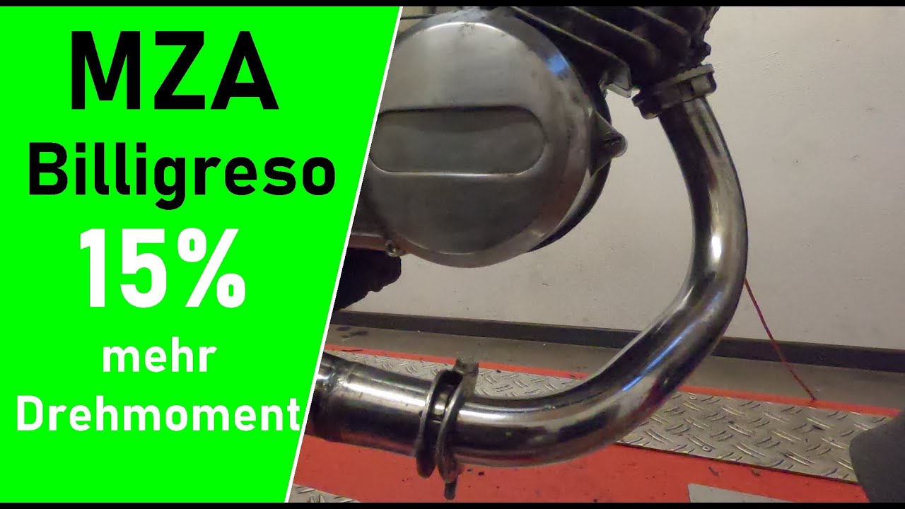 Simson Tuning | MZA Reso 15% mehr Drehmoment mit 28mm Krümmer S60 Serie Plus CO2radtechnik