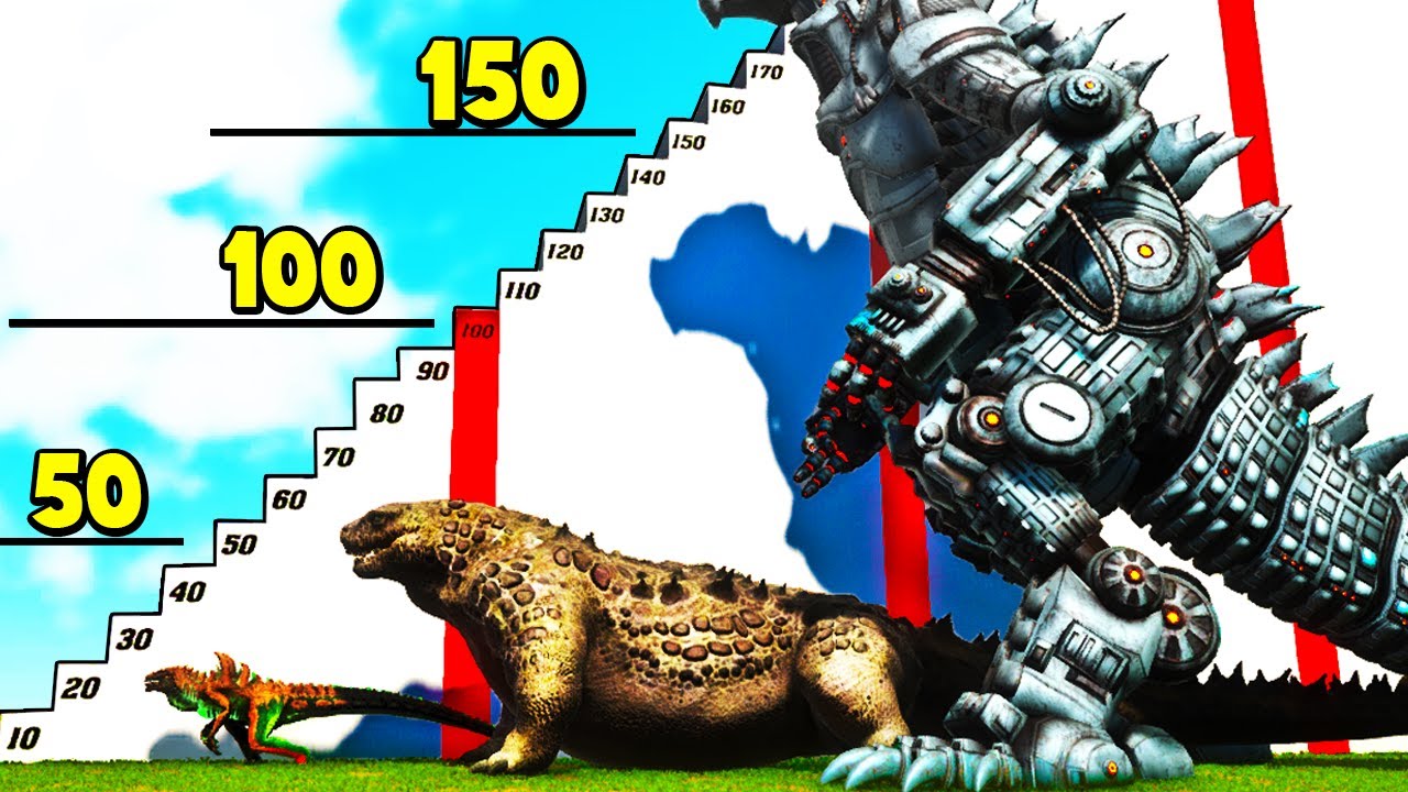 ALL NEW GODZILLA KAIJU SIZE COMPARISONS (Ark)