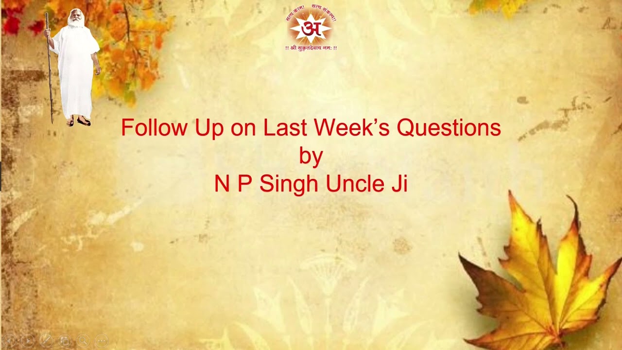 Hindi Satsang - 28-FEB-2026 - Follow up Questions - Part 1