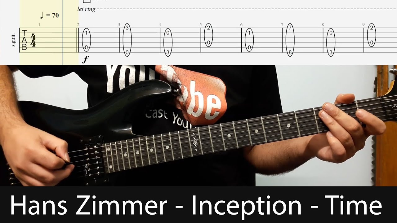 Hans Zimmer - Inception - Time Guitar Cover With Tabs