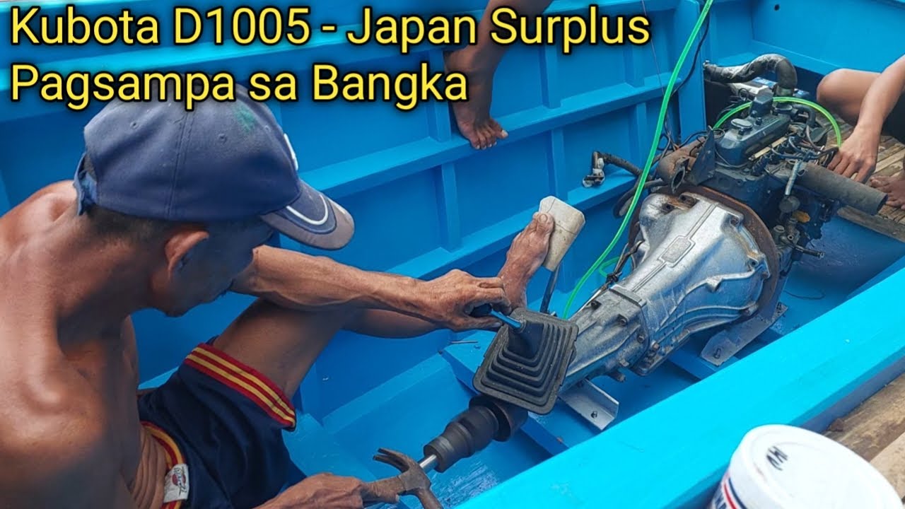 Kubota D1005 japan surplus | ang pag karga sa bangka