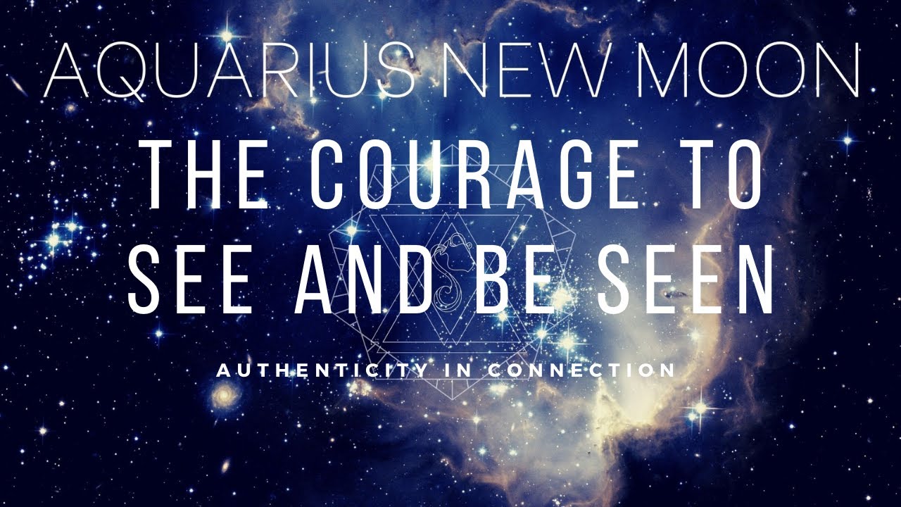 Aquarius New Moon for Twin Flames: Union through authenticity