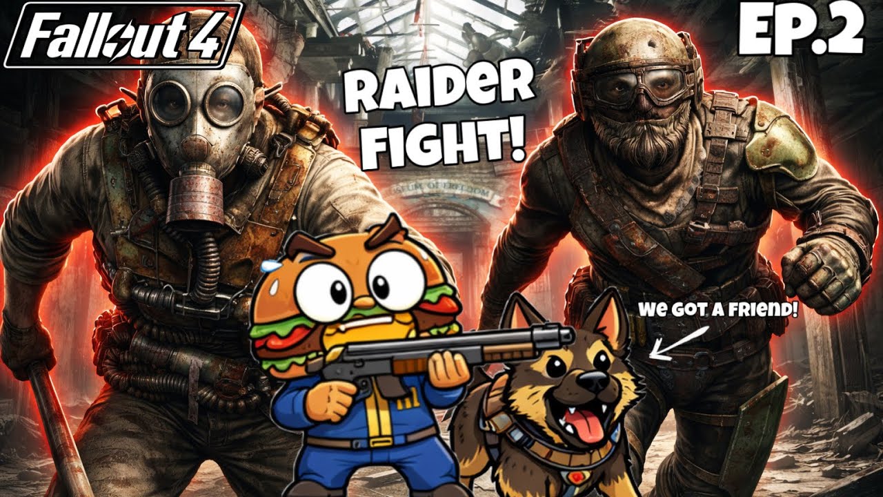 Me and Dogmeat Take on the Commonwealth!| Fallout 4 Ep.2