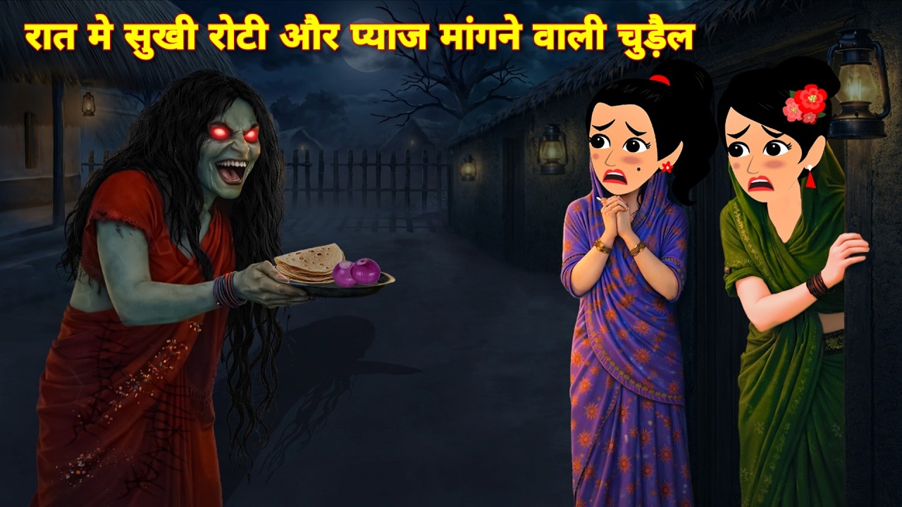 Horror Stories रात में सुखी रोटी और प्याज मांगने वाली चुड़ैल 😱 | Mat Kholo Darwaza | Darawni Kahani