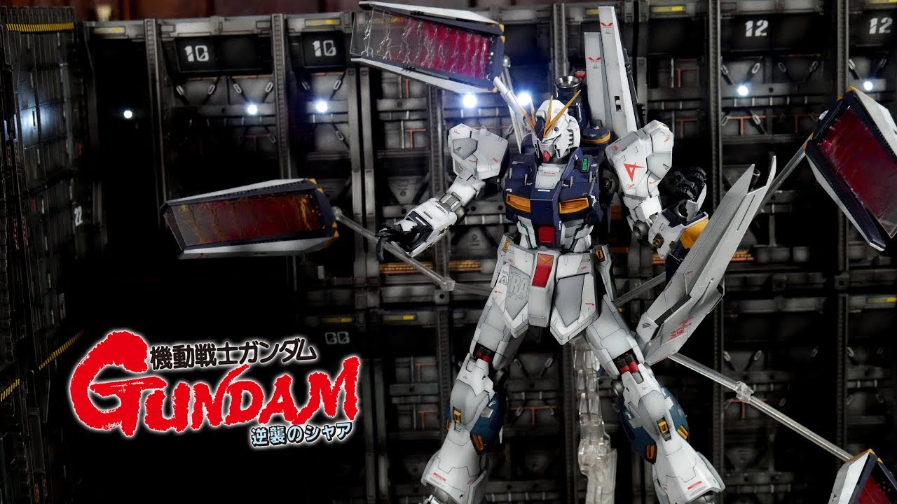 Обзор MG RX-93 Nu Gundam Ver.Ka (покрашен на заказ) Полностью покрашенный Gunpla!