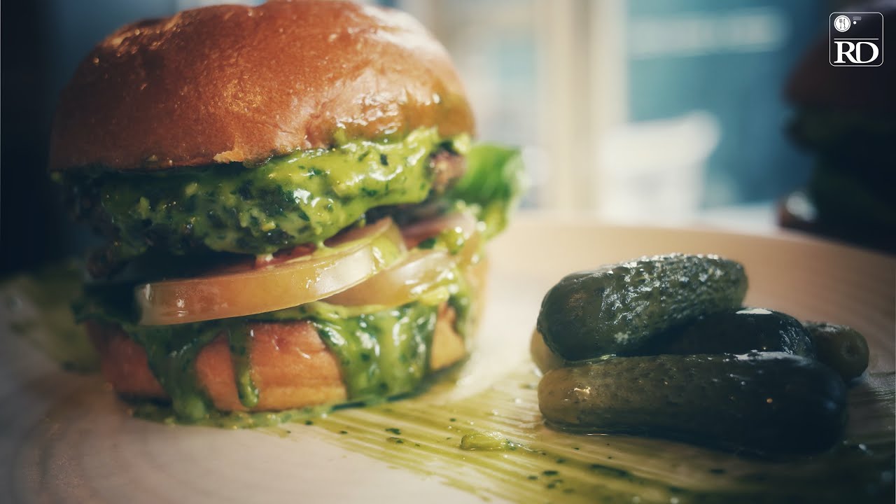 The Best Homemade Vegetarian Burger | Rick Duong