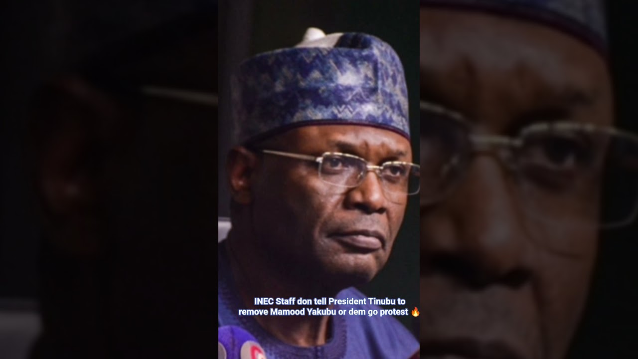 INEC Staff don tell President Bola Tinubu to remove Mahmood Yakubu or dem go protest 🔥