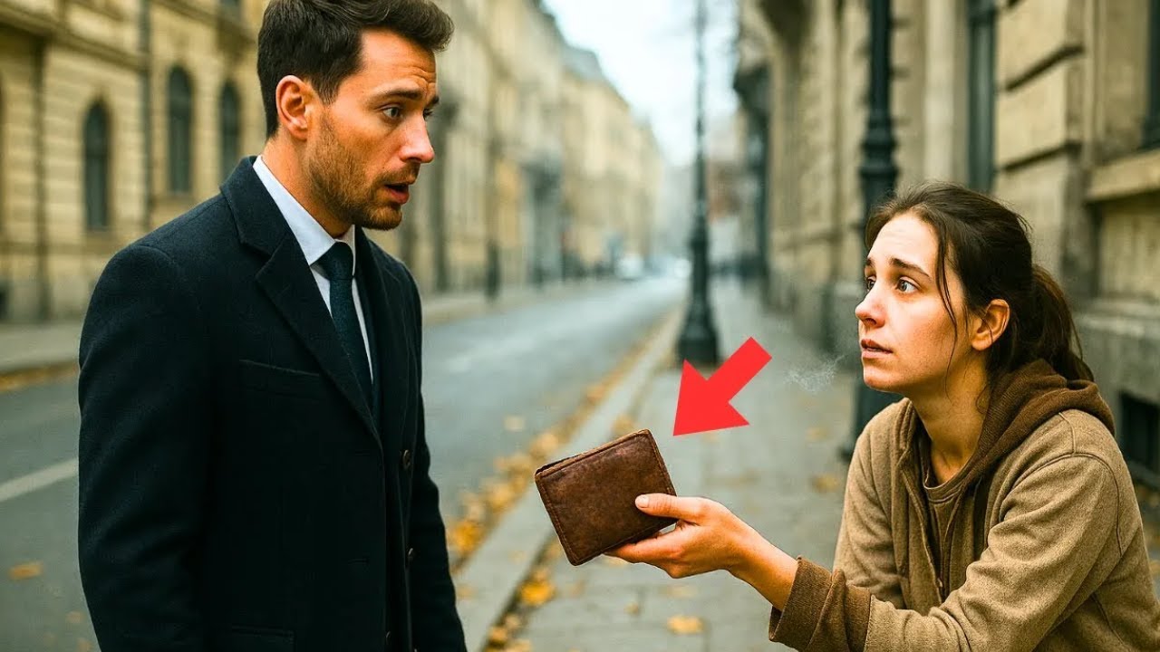 E al dumneavoastră acest portofel  O fată săracă întreabă un milionar, iar decizia lui schimbă totul