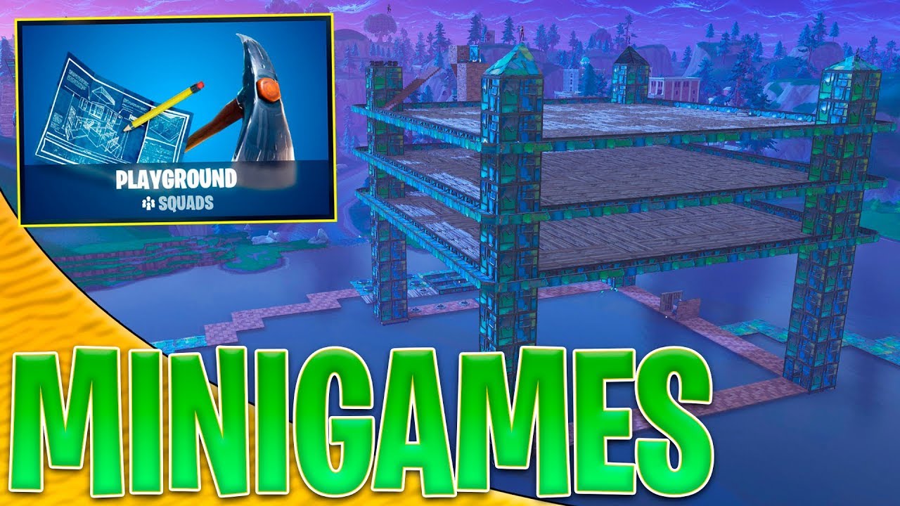 MINIGAMES I PLAYGROUND v2! - Dansk Fortnite