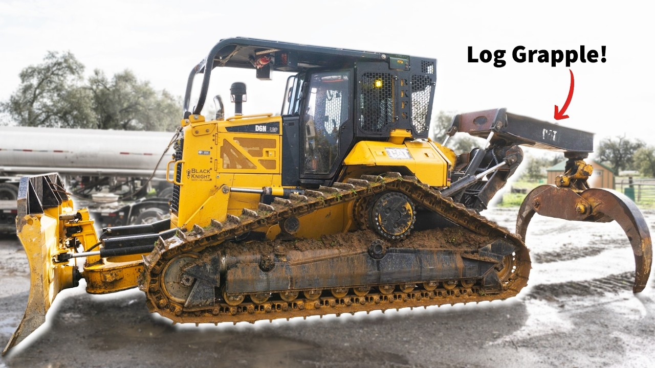 What Happens When You Combine a Cat D6 and Skidder?